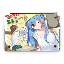 Load image into Gallery viewer, Aqua and Kazuma Macbook Skin
