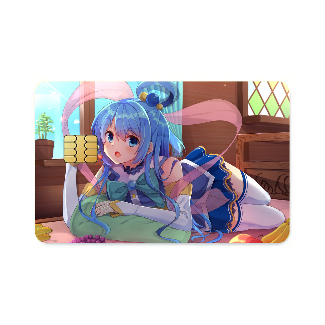Aqua Credit Card Skins (4-in-1 Pack)