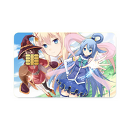 Aqua, Megumin and Darkness  Credit Card Skins (4-in-1 Pack)