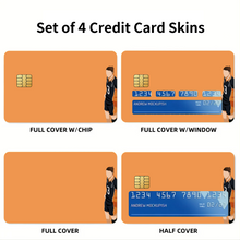 Load image into Gallery viewer, Asahi Azumane  Credit Card Skins (4-in-1 Pack)
