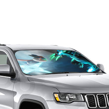 Load image into Gallery viewer, Ash-Greninja VS Mega Charizard X  Car Sunshade
