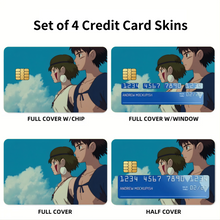 Load image into Gallery viewer, Ashitaka and San  Credit Card Skins (4-in-1 Pack)
