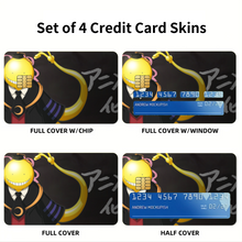 Load image into Gallery viewer, Assassination Classroom  Credit Card Skins (4-in-1 Pack)
