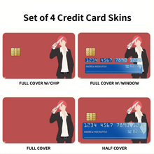 Load image into Gallery viewer, Assassination Classroom  Credit Card Skins (4-in-1 Pack)

