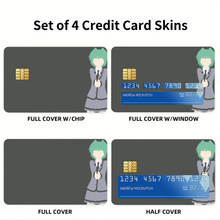 Load image into Gallery viewer, Assassination Classroom Kaede Kayano  Credit Card Skins (4-in-1 Pack)
