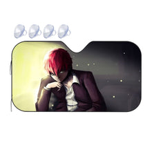 Load image into Gallery viewer, Assassination Classroom Karma Akabane  Car Sunshade
