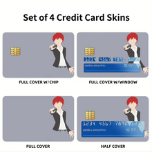 Load image into Gallery viewer, Assassination Classroom Karma Akabane  Credit Card Skins (4-in-1 Pack)
