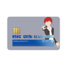 Load image into Gallery viewer, Assassination Classroom Karma Akabane  Credit Card Skins (4-in-1 Pack)
