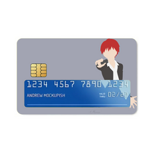 Load image into Gallery viewer, Assassination Classroom Karma Akabane  Credit Card Skins (4-in-1 Pack)
