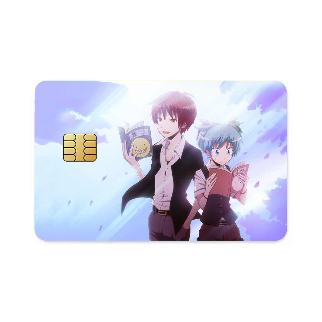 Assassination Classroom Karma Akabane, Nagisa Shiota  Credit Card Skins (4-in-1 Pack)