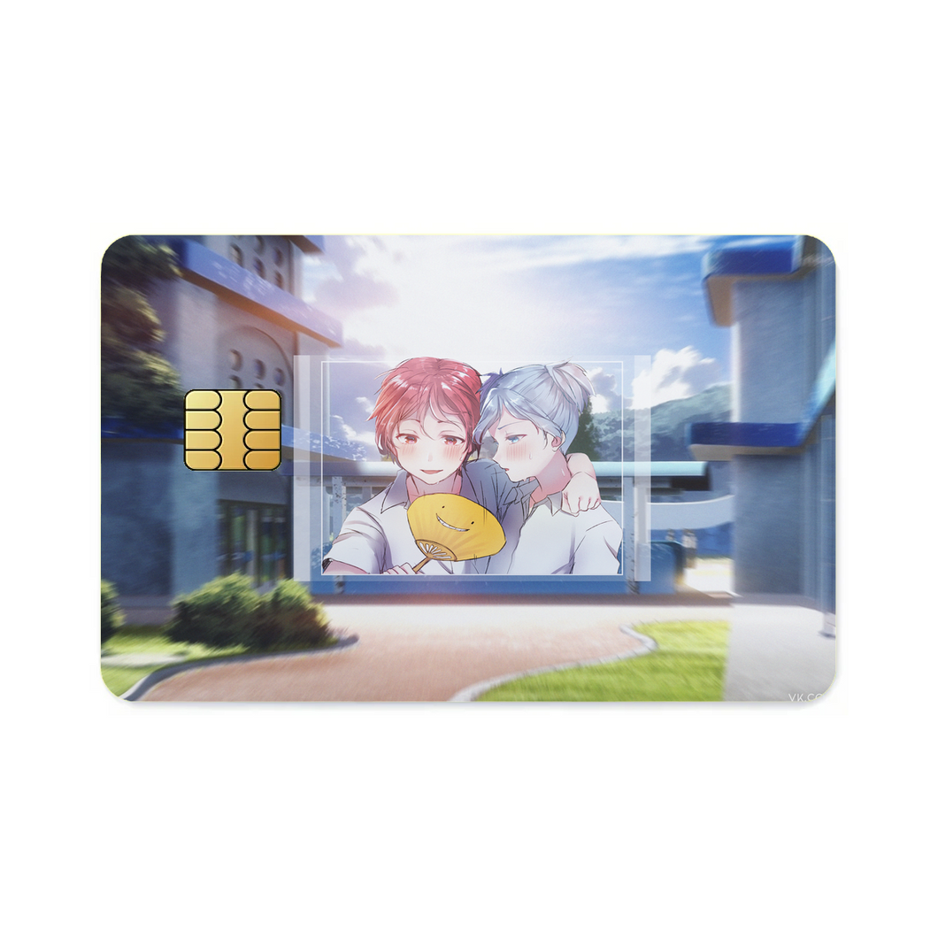 Assassination Classroom Karma Akabane, Nagisa Shiota  Credit Card Skins (4-in-1 Pack)