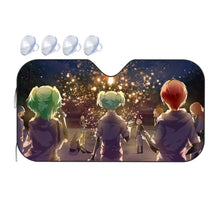 Load image into Gallery viewer, Assassination Classroom Karma Akabane, Nagisa Shiota, Kaede Kayano, Rio Nakamura  Car Sunshade
