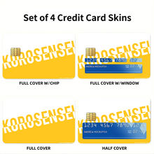 Load image into Gallery viewer, Assassination Classroom Koro-sensei  Credit Card Skins (4-in-1 Pack)

