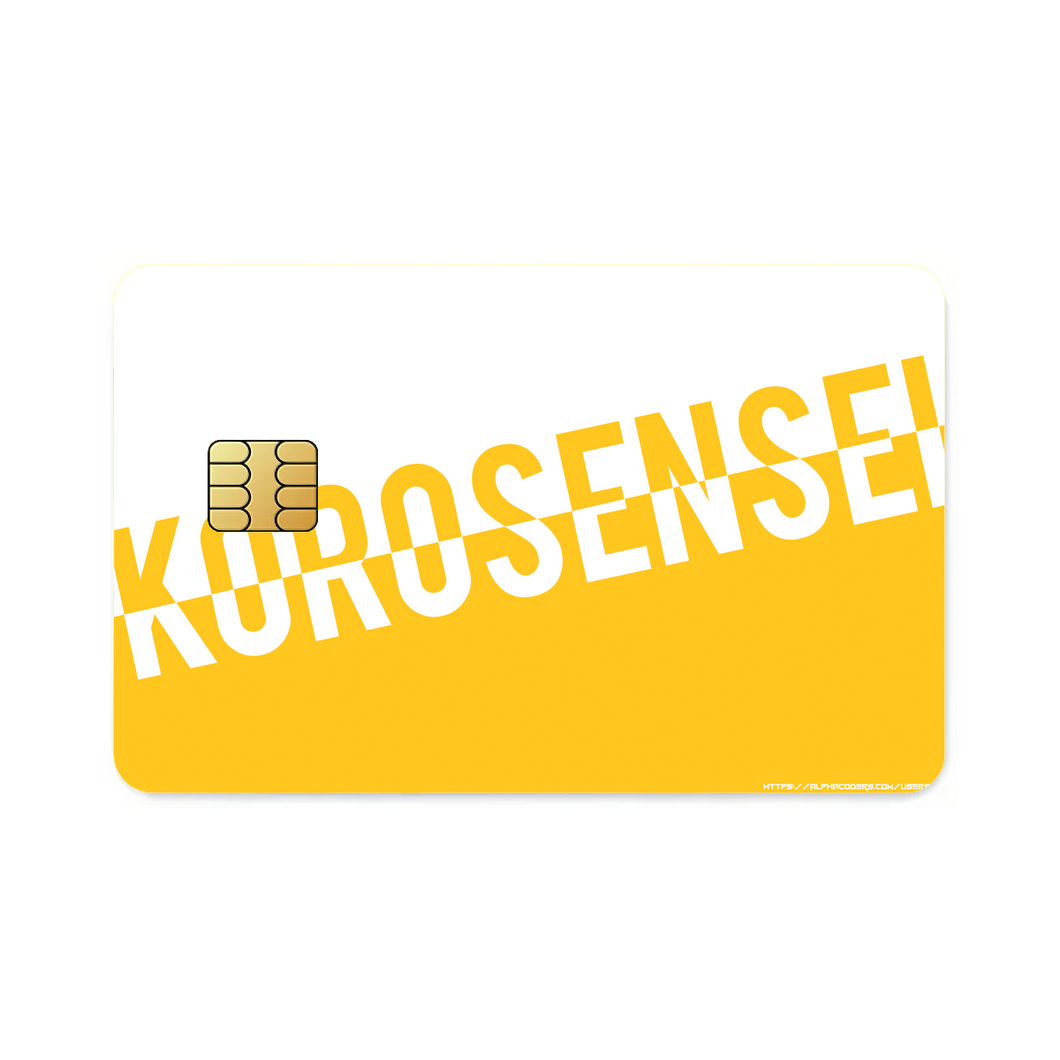 Assassination Classroom Koro-sensei  Credit Card Skins (4-in-1 Pack)