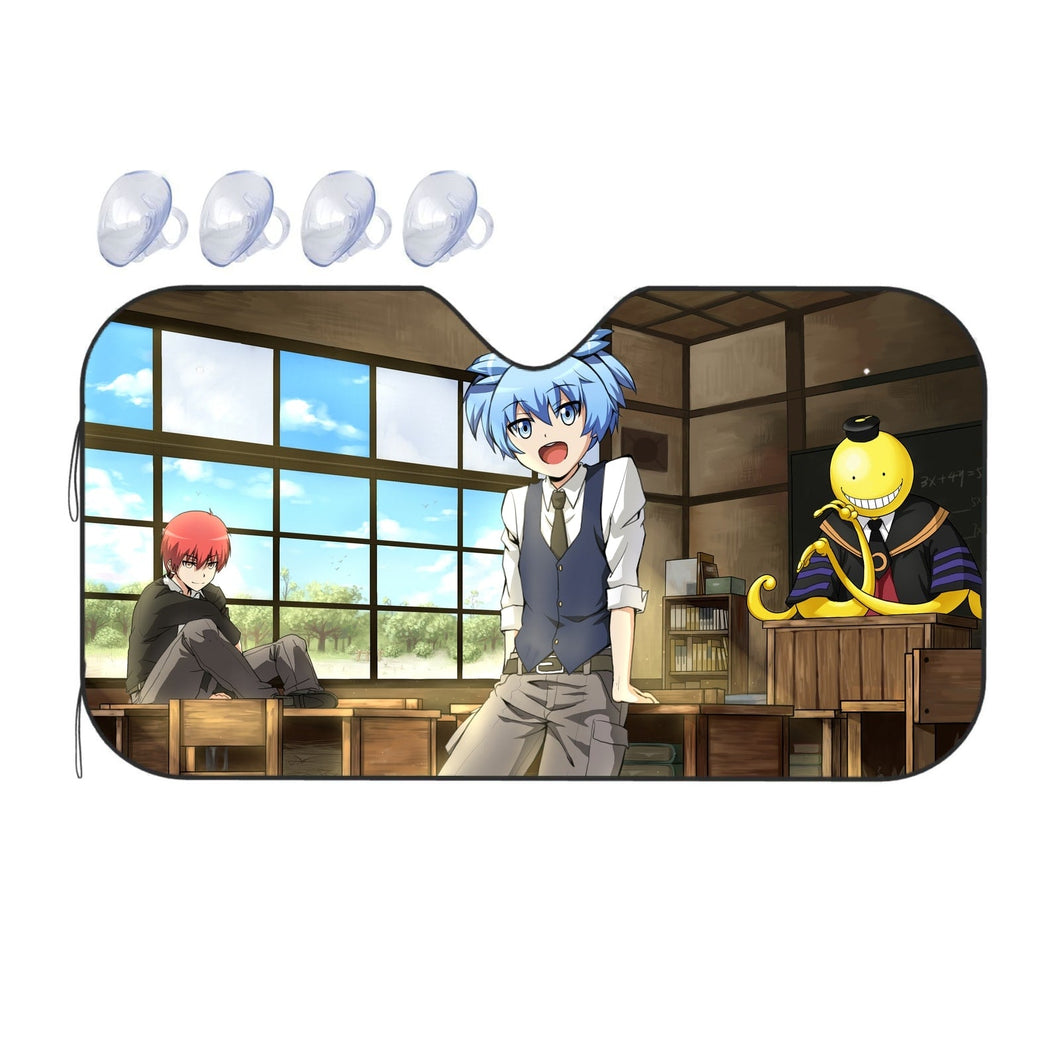Assassination Classroom Koro-sensei, Karma Akabane, Nagisa Shiota  Car Sunshade