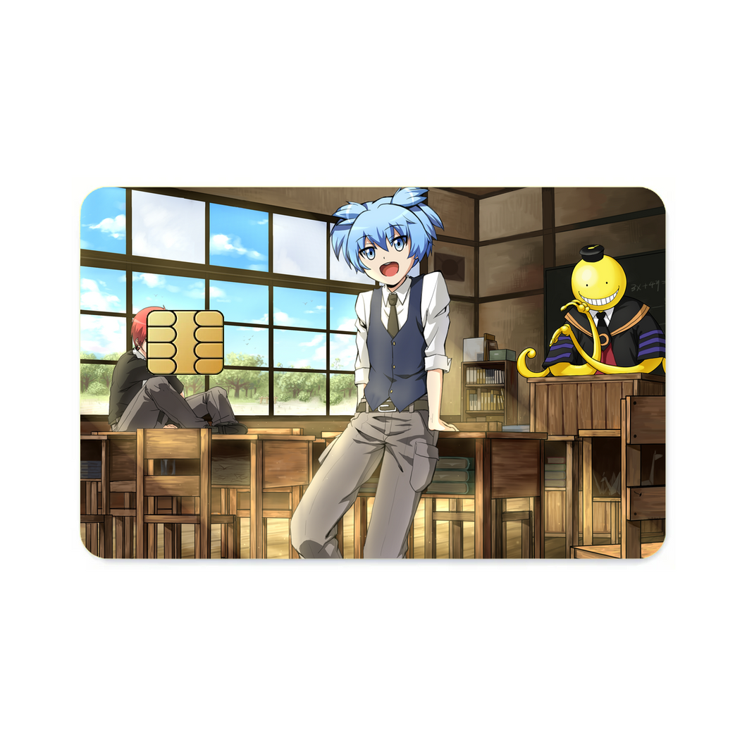 Assassination Classroom Koro-sensei, Karma Akabane, Nagisa Shiota  Credit Card Skins (4-in-1 Pack)