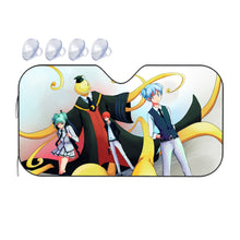 Load image into Gallery viewer, Assassination Classroom Koro-sensei, Karma Akabane, Nagisa Shiota, Kaede Kayano  Car Sunshade
