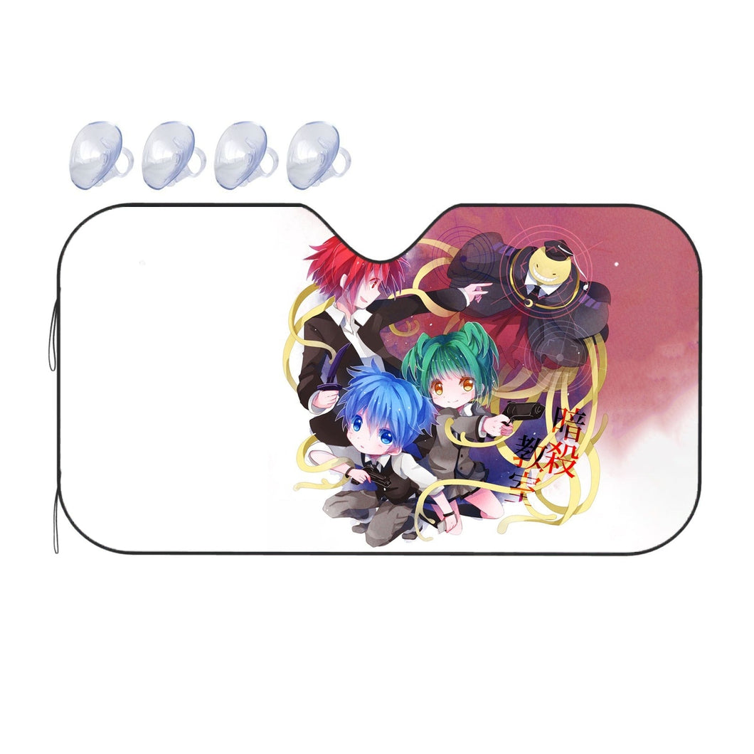 Assassination Classroom Koro-sensei, Karma Akabane, Nagisa Shiota, Kaede Kayano  Car Sunshade
