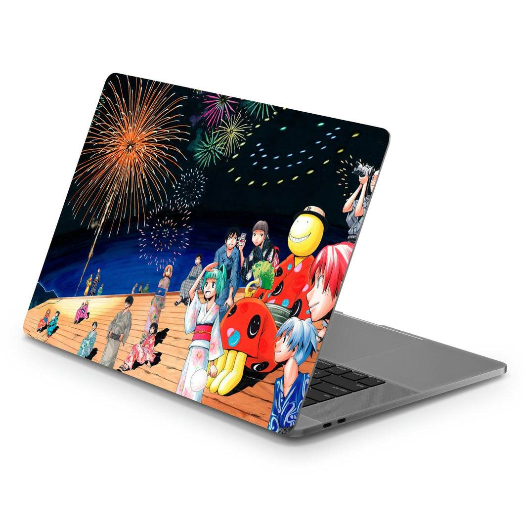 Assassination Classroom Koro-sensei, Karma Akabane, Nagisa Shiota, Kaede Kayano, Rio Nakamura  Macbook Skin