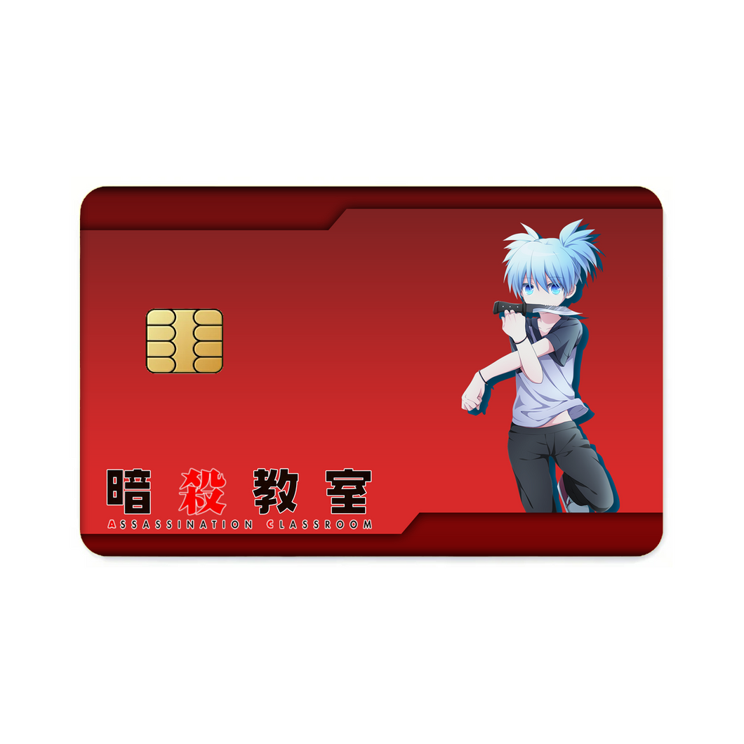Assassination Classroom Nagisa Shiota  Credit Card Skins (4-in-1 Pack)