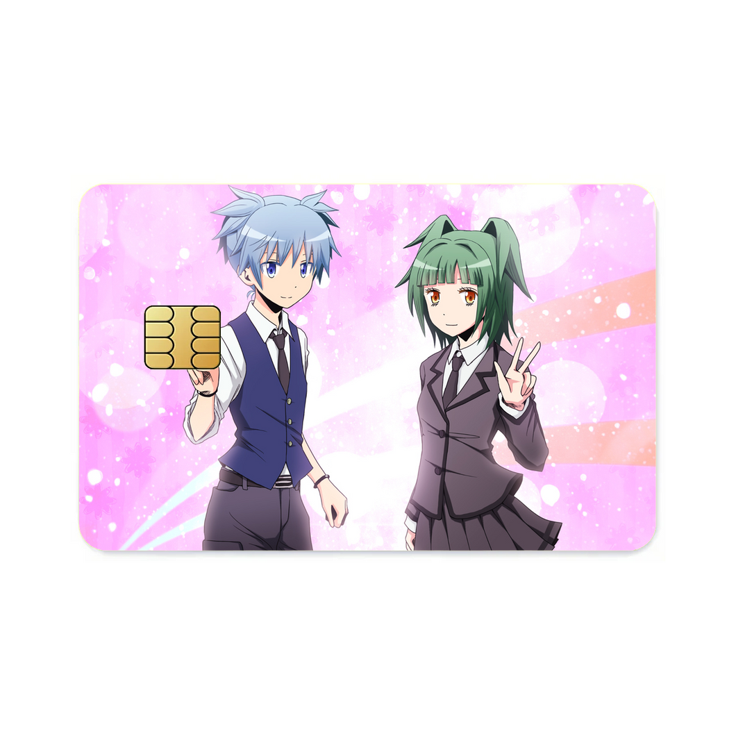 Assassination Classroom Nagisa Shiota, Kaede Kayano  Credit Card Skins (4-in-1 Pack)