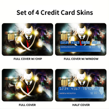 Load image into Gallery viewer, Assassination Classroom poster  Credit Card Skins (4-in-1 Pack)
