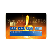 Load image into Gallery viewer, Assassination Classroom: See you in 2016 (Season 2)  Credit Card Skins (4-in-1 Pack)
