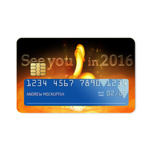 Load image into Gallery viewer, Assassination Classroom: See you in 2016 (Season 2)  Credit Card Skins (4-in-1 Pack)
