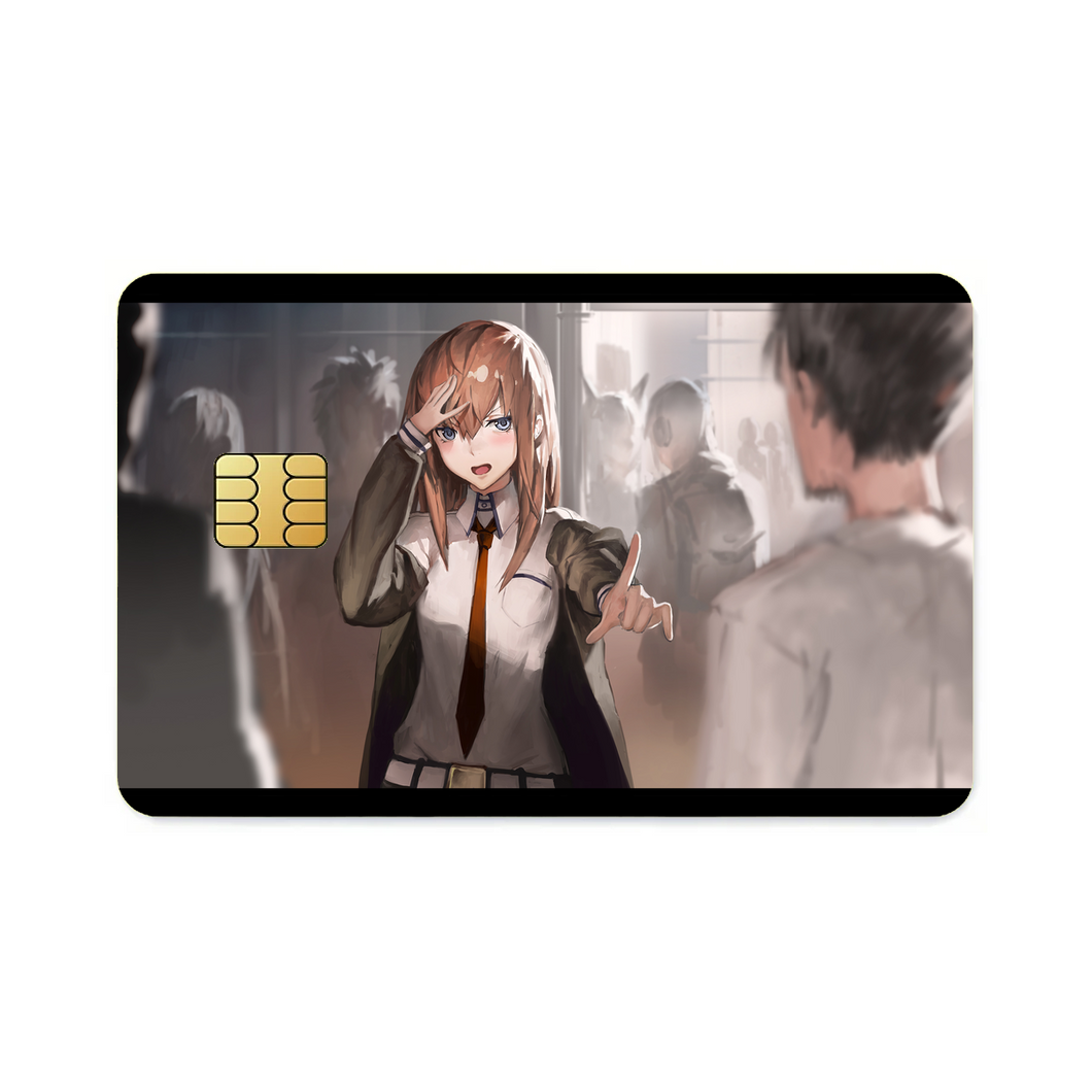 Assistant Christina- Makise Kurisu  Credit Card Skins (4-in-1 Pack)