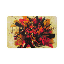 Load image into Gallery viewer, Asuka and Unit 02 Street Art  Credit Card Skins (4-in-1 Pack)
