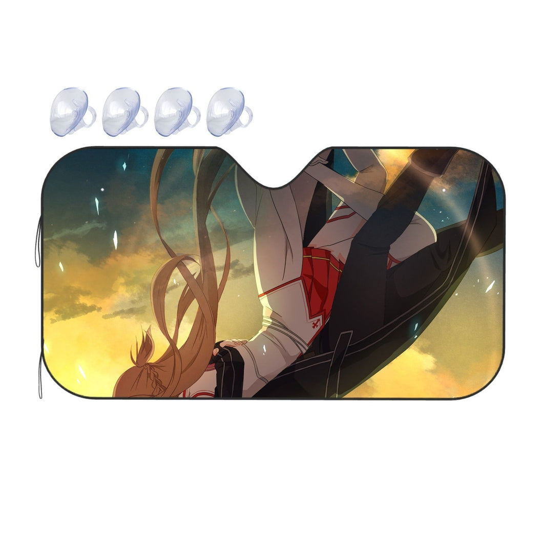 Asuna and Kirito  Car Sunshade