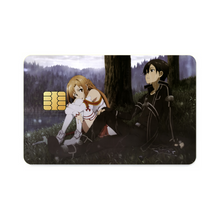 Load image into Gallery viewer, Asuna and Kirito Credit Card Skins (4-in-1 Pack)
