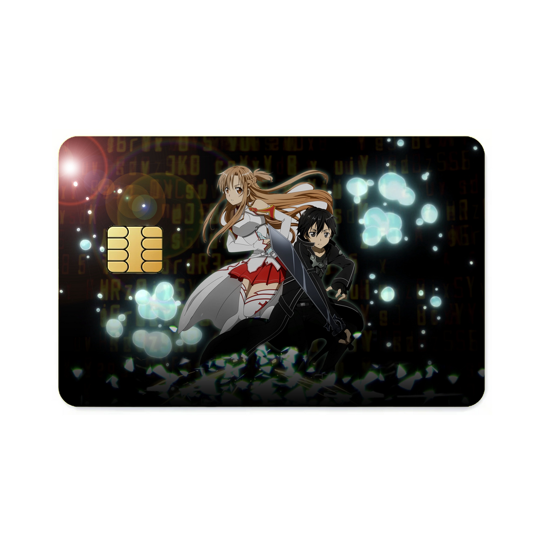 Asuna and Kirito  Credit Card Skins (4-in-1 Pack)