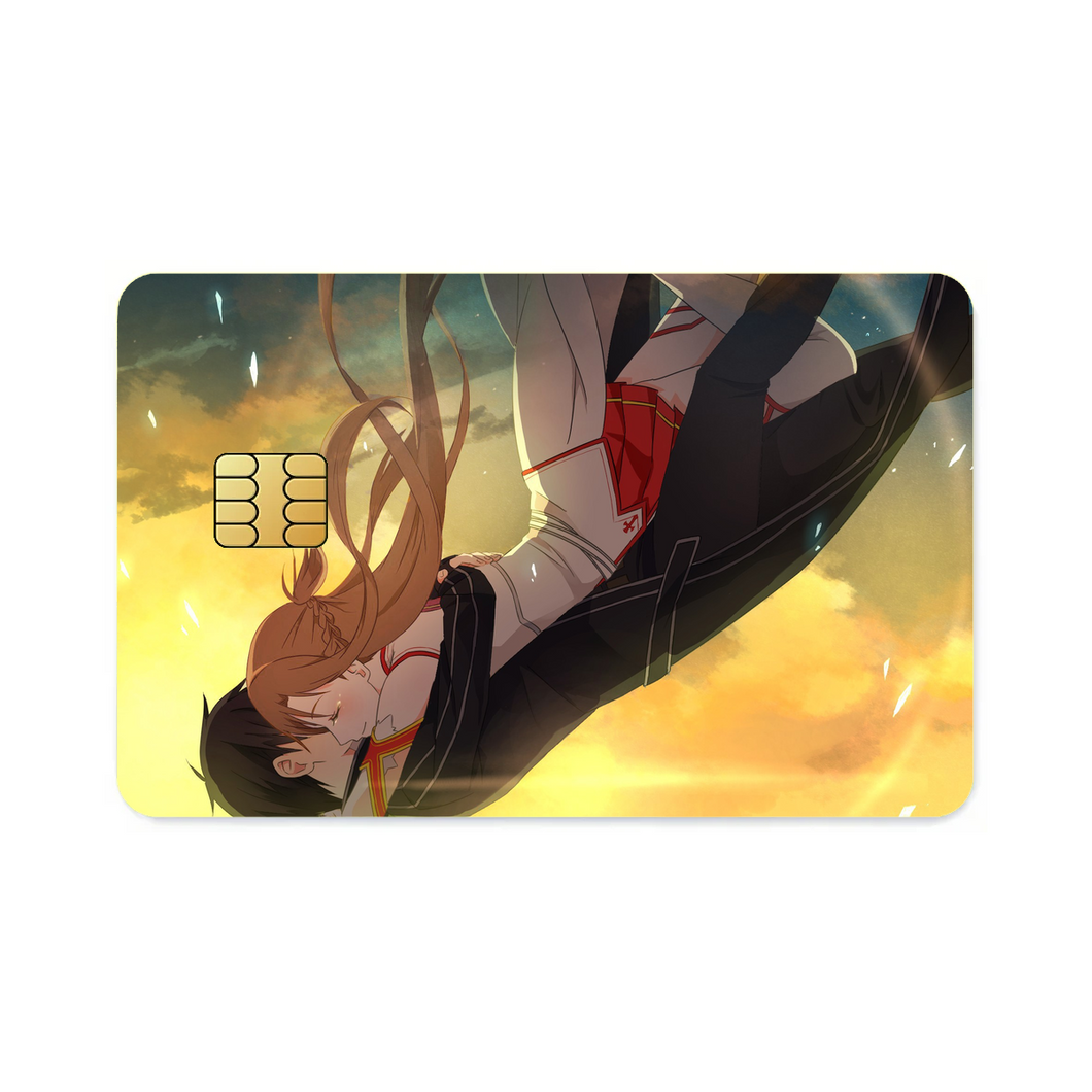 Asuna and Kirito  Credit Card Skins (4-in-1 Pack)