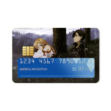 Load image into Gallery viewer, Asuna and Kirito Credit Card Skins (4-in-1 Pack)
