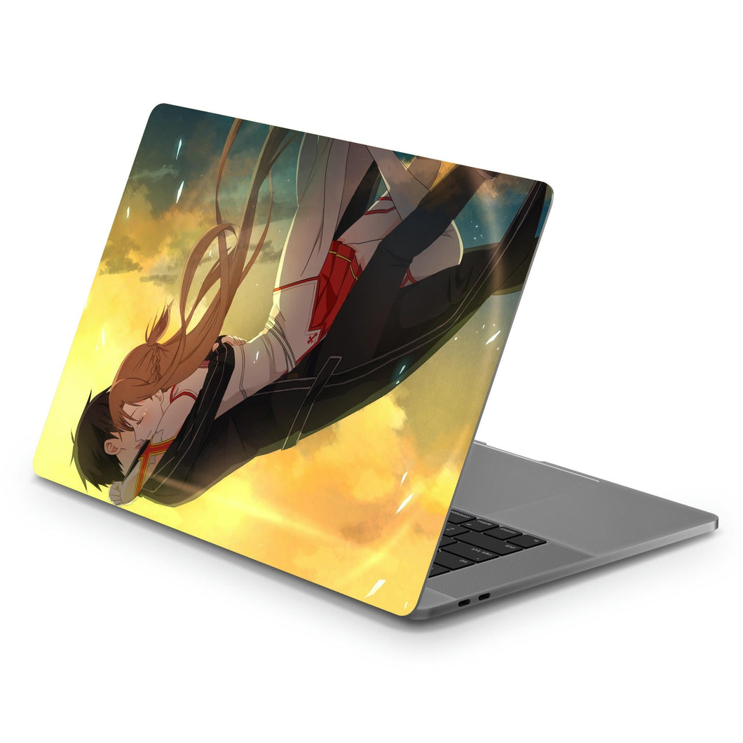Asuna and Kirito  Macbook Skin