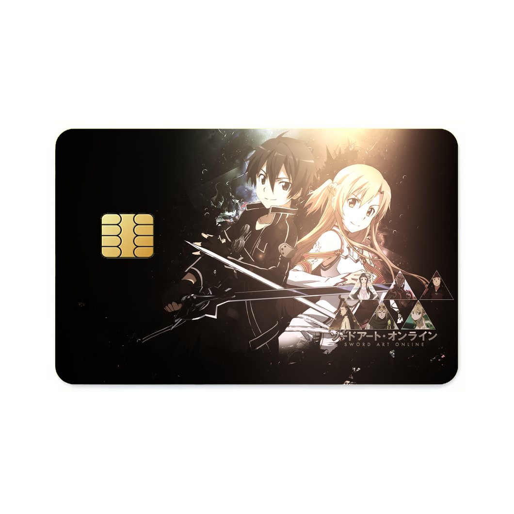 Asuna and Kirito (Sword Art Online)  Credit Card Skins (4-in-1 Pack)