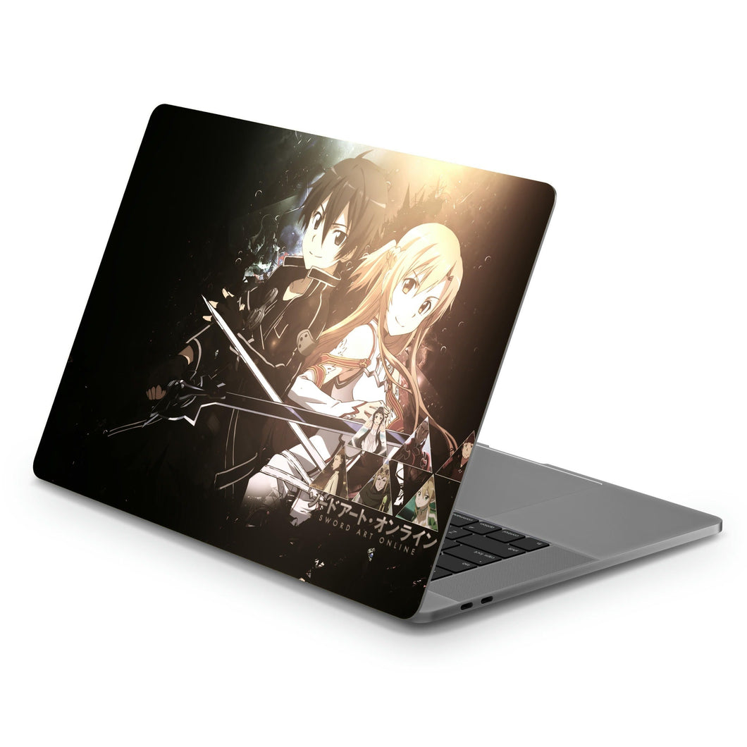 Asuna and Kirito (Sword Art Online)  Macbook Skin