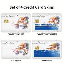 Load image into Gallery viewer, Asuna and Kiroto (Sword Art Online) Credit Card Skins (4-in-1 Pack)
