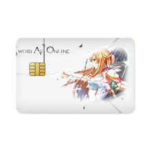 Load image into Gallery viewer, Asuna and Kiroto (Sword Art Online) Credit Card Skins (4-in-1 Pack)
