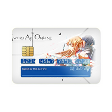 Load image into Gallery viewer, Asuna and Kiroto (Sword Art Online) Credit Card Skins (4-in-1 Pack)

