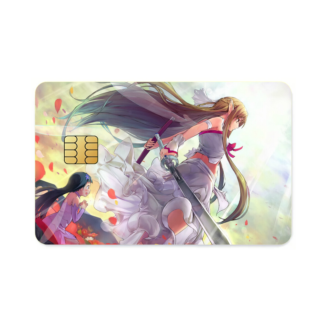 Asuna and Yui  Credit Card Skins (4-in-1 Pack)