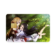 Load image into Gallery viewer, Asuna and Yuuki Credit Card Skins (4-in-1 Pack)
