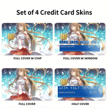 Load image into Gallery viewer, Asuna Yuuki  Credit Card Skins (4-in-1 Pack)
