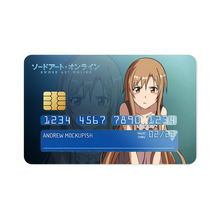 Load image into Gallery viewer, Asuna Yuuki Credit Card Skins (4-in-1 Pack)
