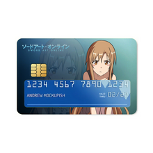 Load image into Gallery viewer, Asuna Yuuki Credit Card Skins (4-in-1 Pack)
