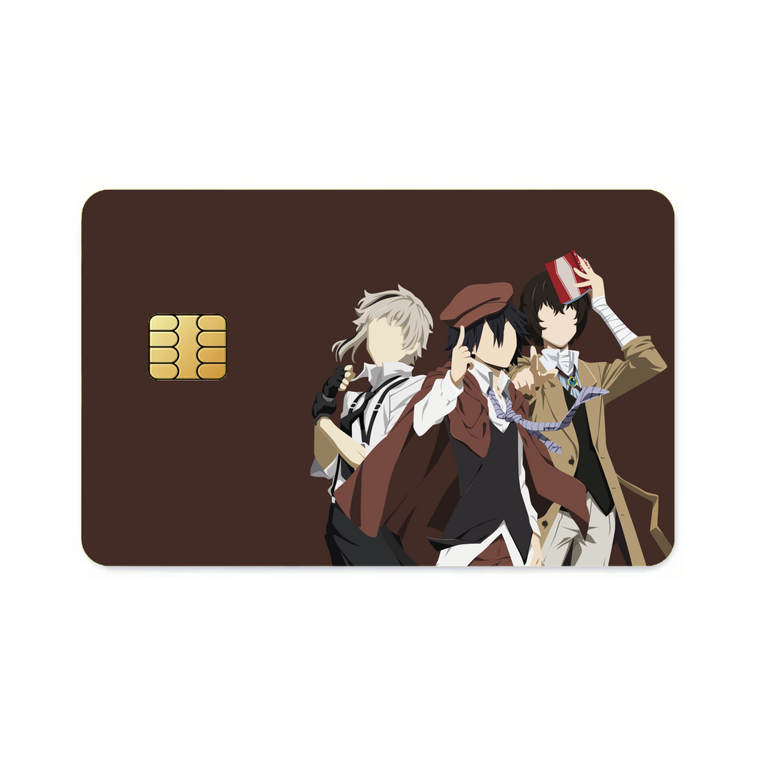 Atsushi - Ranpo - Dazai | Bungou Stray Dogs  Credit Card Skins (4-in-1 Pack)