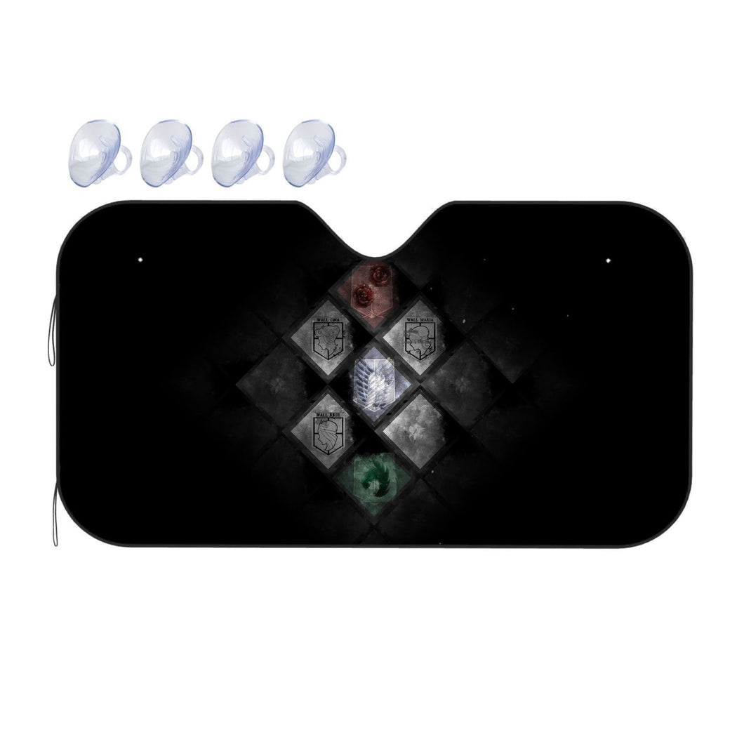Attack on titan: emblem Car Sunshade