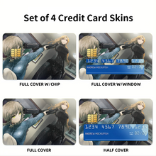 Load image into Gallery viewer, Badass Suzuha  Credit Card Skins (4-in-1 Pack)
