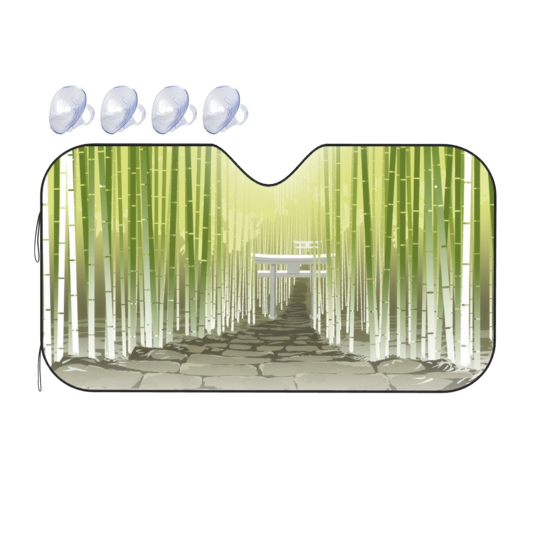 Bamboo Road Car Sunshade